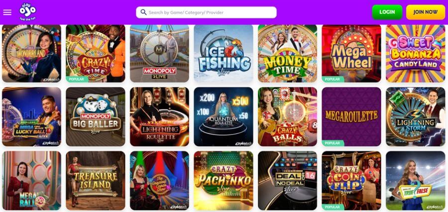 Oplev sjov og gevinster med Play OJO Casino DK Oplev sjov og gevinster med Play OJO Casino DK